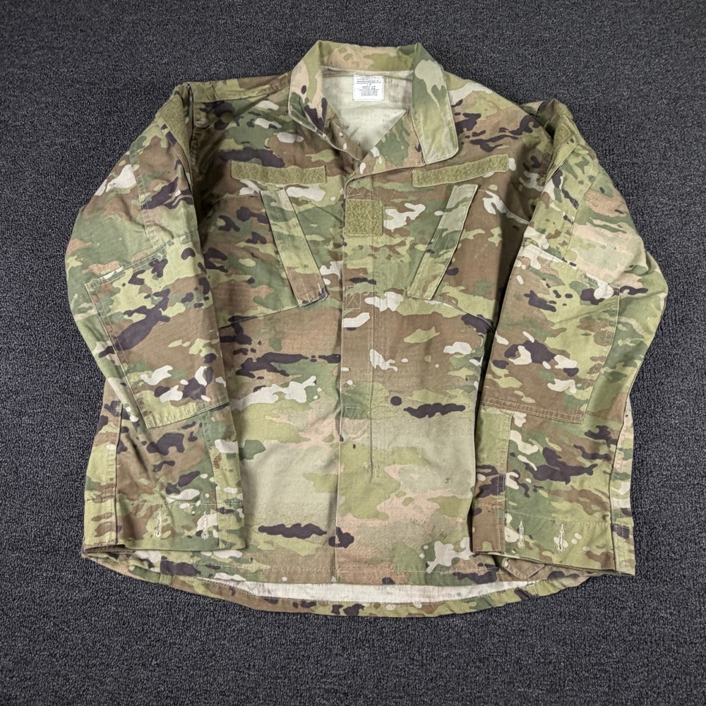 Propper Utility Coat Mens L-R ACU OCP Camouflage Army Combat Uniform EUC